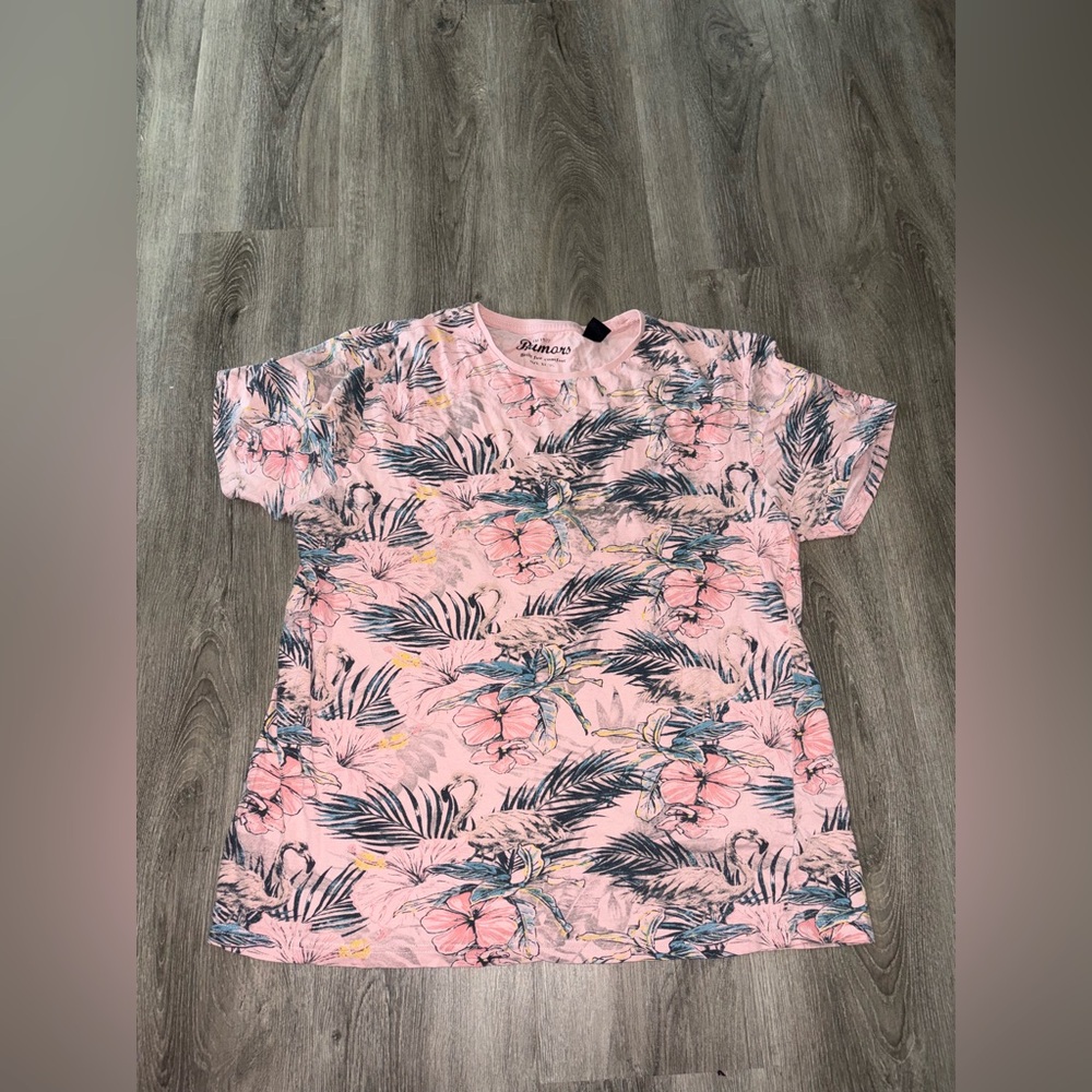 Rumors ~ Pink Tropical T-Shirt (Men’s)